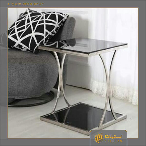 میزعسلی استیل کد sm_4027