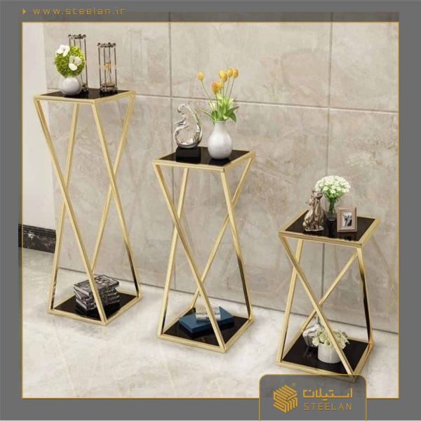 استند دکوری استیل مدل st1020