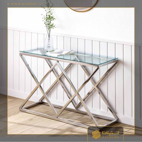 میز کنسول استیل کد sc_3015